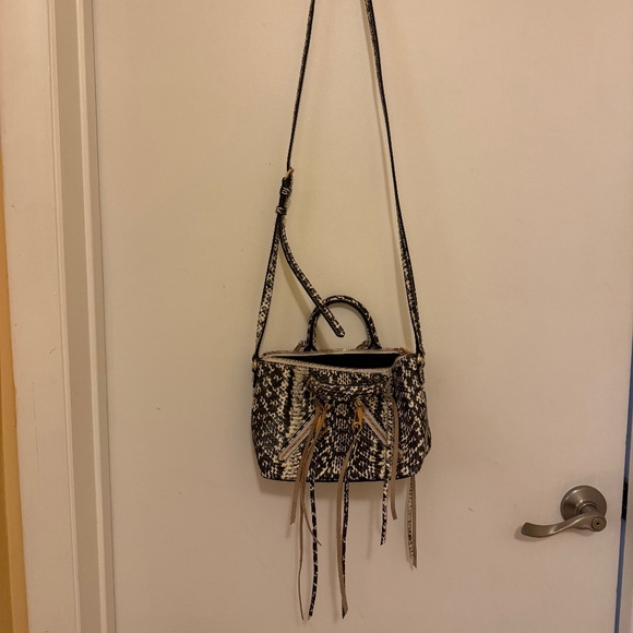 NWOT, REBECCA MINKOFF SNAKESKIN TINY BAG - Picture 2 of 10